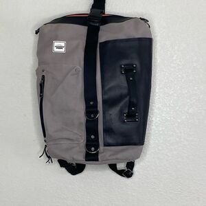 ANVANDA Stockholm Leather/Canvas Backpack